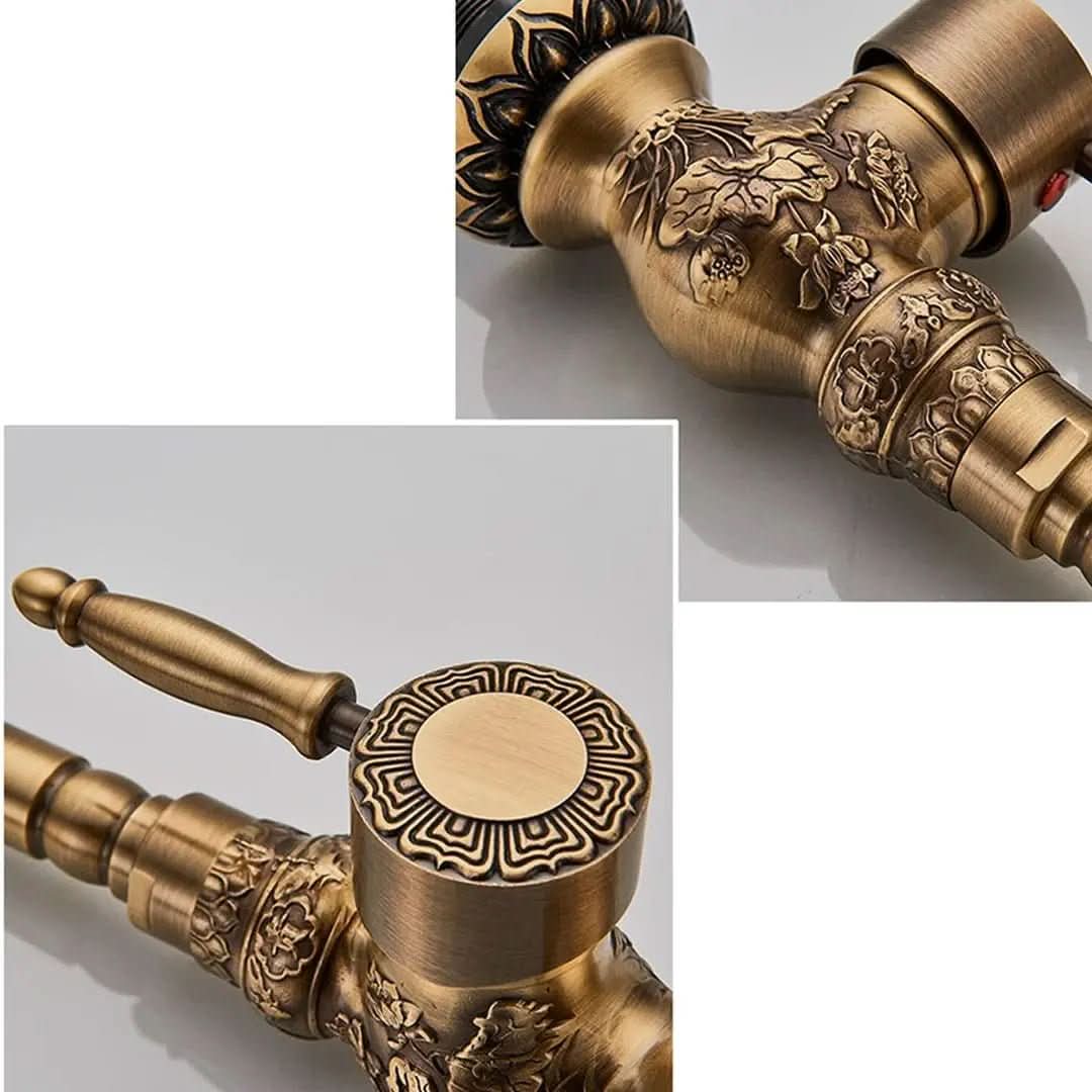 Torneira para Banheiro Monocomando Modelo Antique Luxe - Estilo Clássico e Sofisticação - Morada Serena