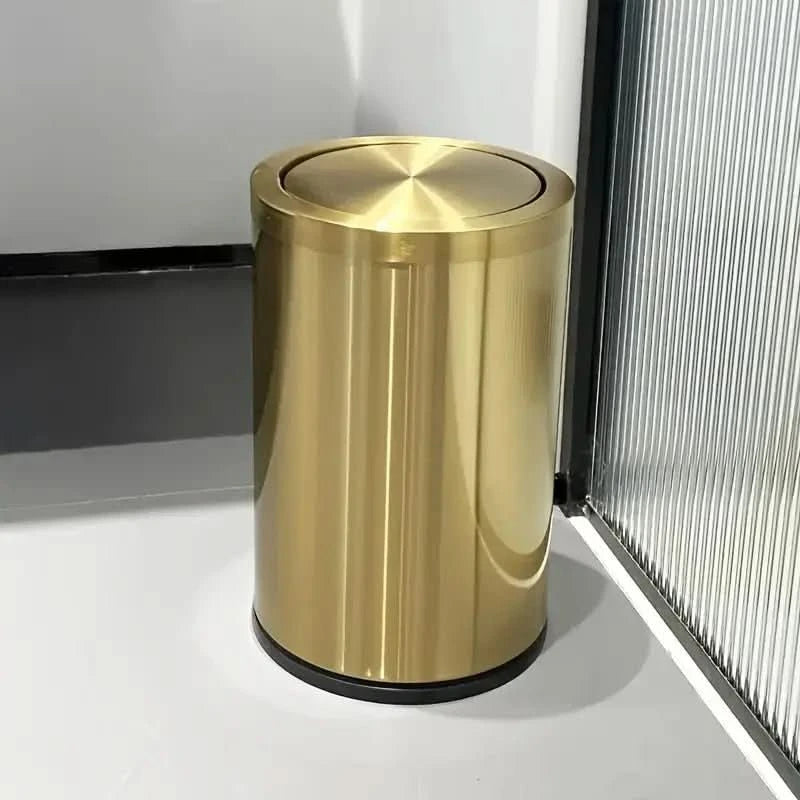 Lixeira Moderna Aço Inoxidável 9 Litros - Morada Serena