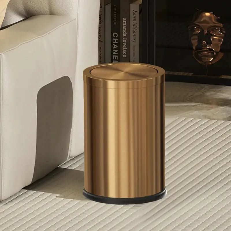 Lixeira Moderna Aço Inoxidável 9 Litros - Morada Serena
