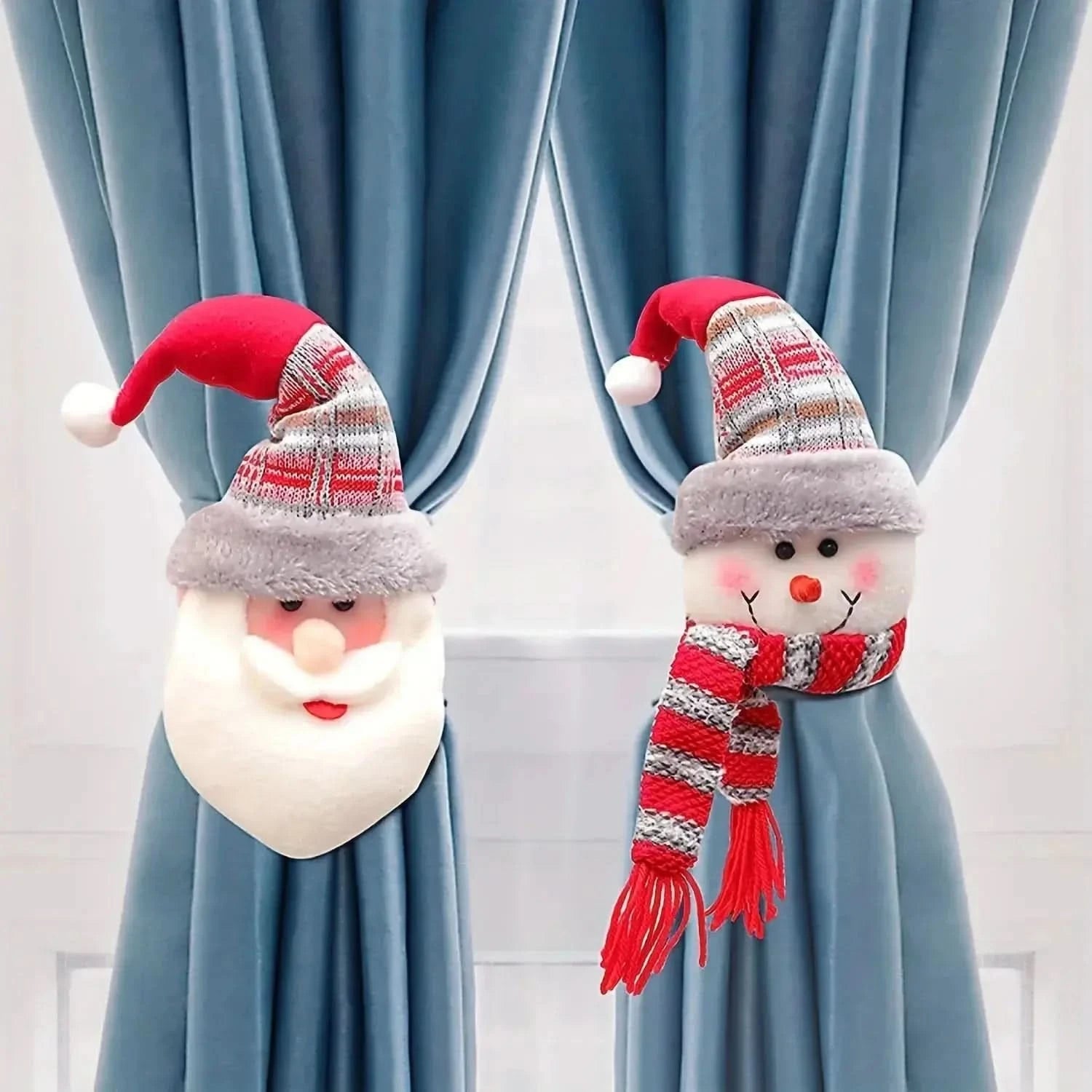 Decoração De Natal Fivela De Cortina Enfeite Natalino - Morada Serena