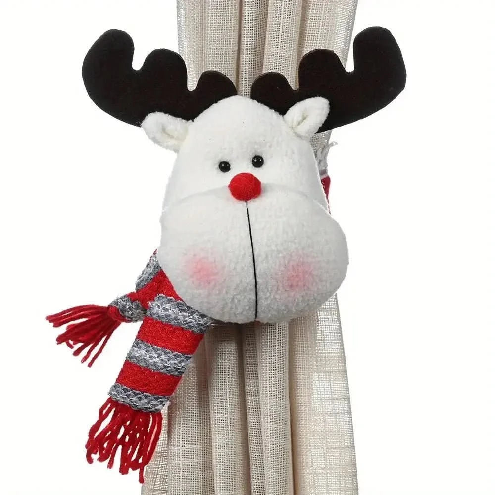Decoração De Natal Fivela De Cortina Enfeite Natalino - Morada Serena