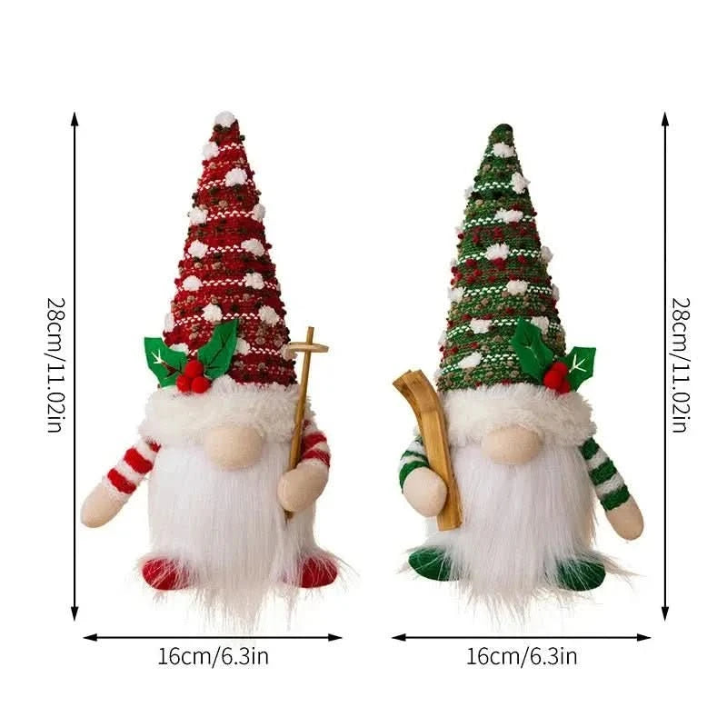 Decoração De Natal Elfos Luminosos Enfeites Natalinos - Morada Serena