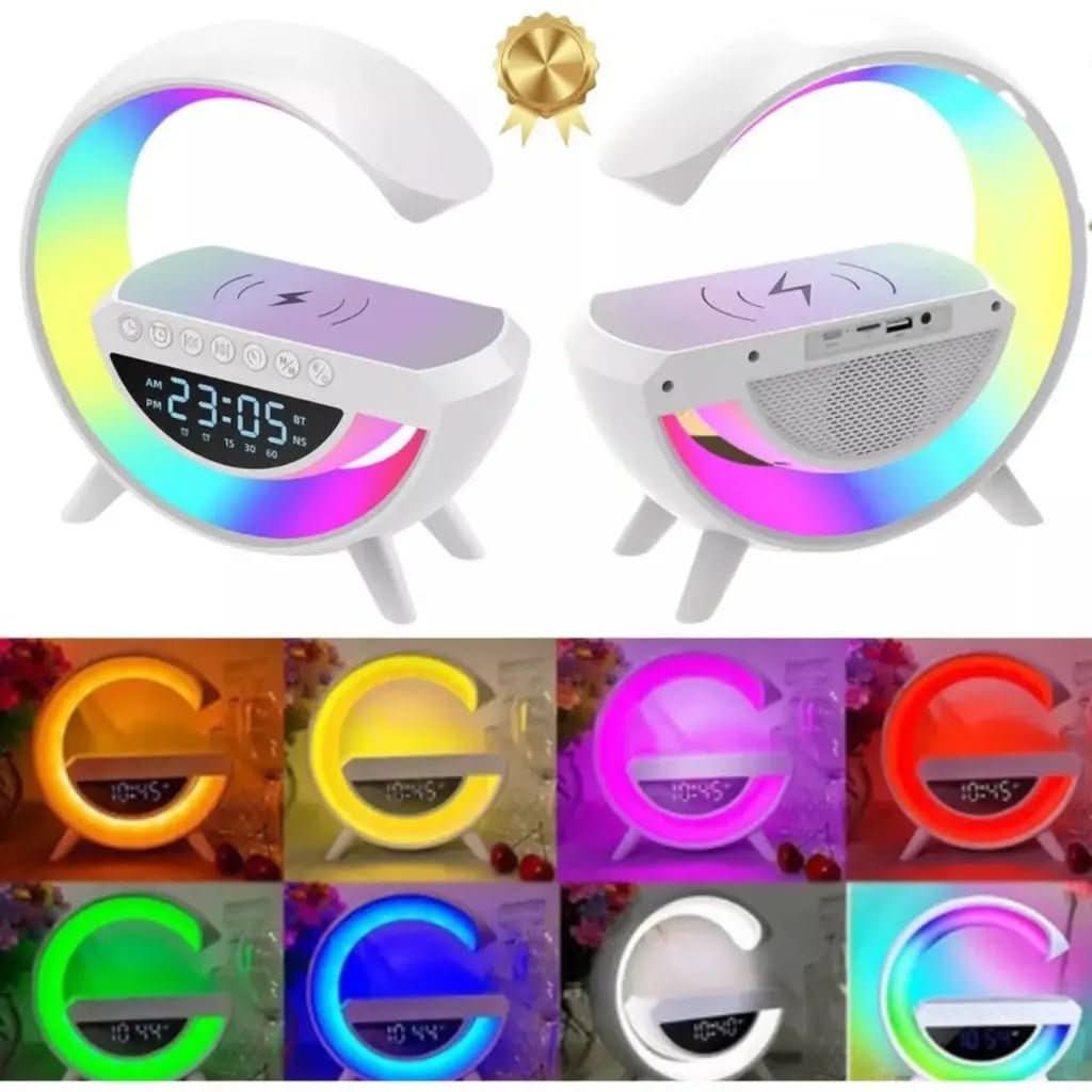 Luminária Inteligente De Mesa Smart G - Speaker - Morada Serena