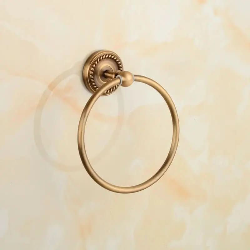 Conjunto de Acessórios de Banheiro Estilo Vintage - Elegância e Charme para Seu Banheiro - Morada Serena