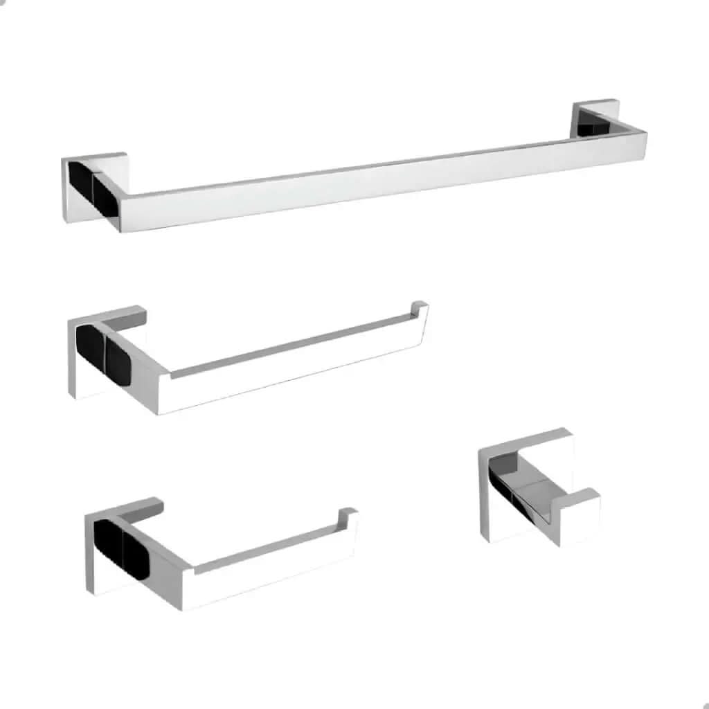 Kit para Banheiro Reforma Completa 5 Peças - Transforme Seu Banheiro com Praticidade - Morada Serena