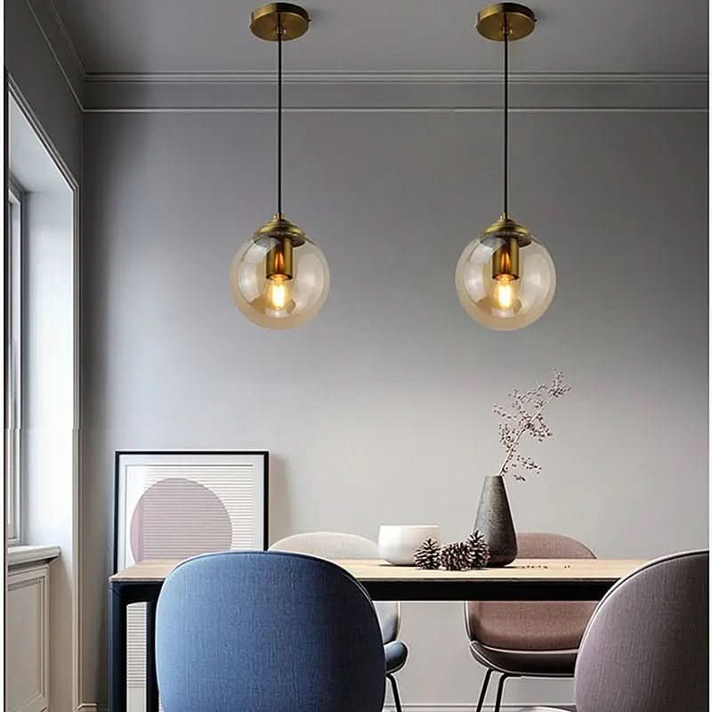 Luminária de Teto Minimalista Pendente LED - Ilumine Seu Ambiente com Estilo - Morada Serena