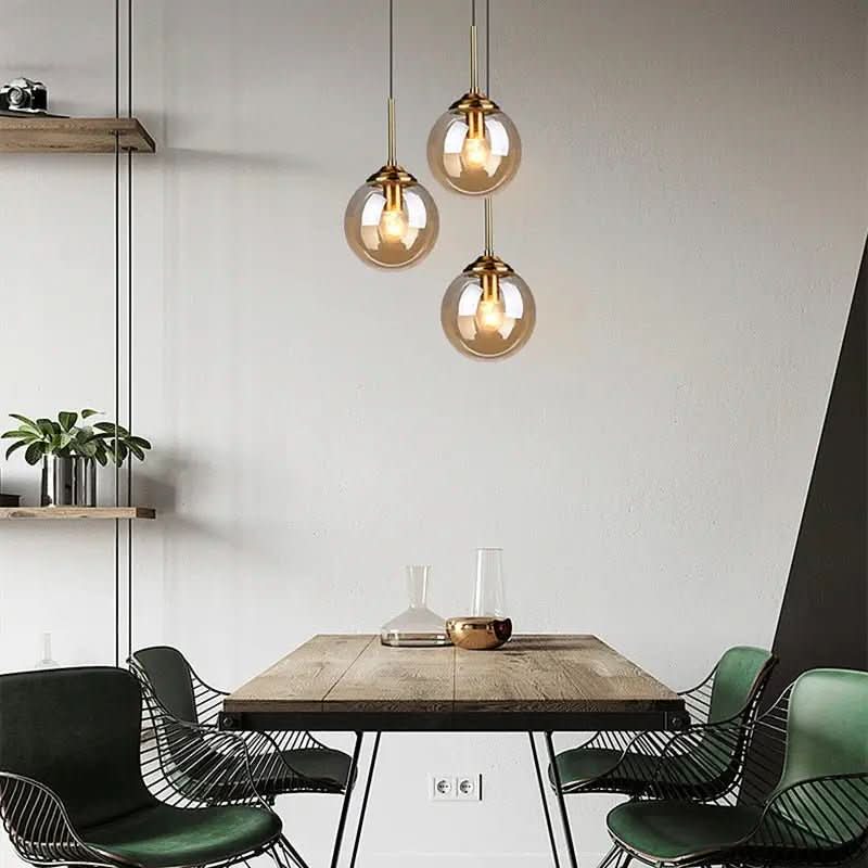 Luminária de Teto Minimalista Pendente LED - Ilumine Seu Ambiente com Estilo - Morada Serena
