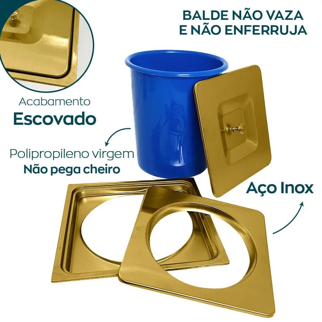 Lixeira De Embutir - Morada Serena