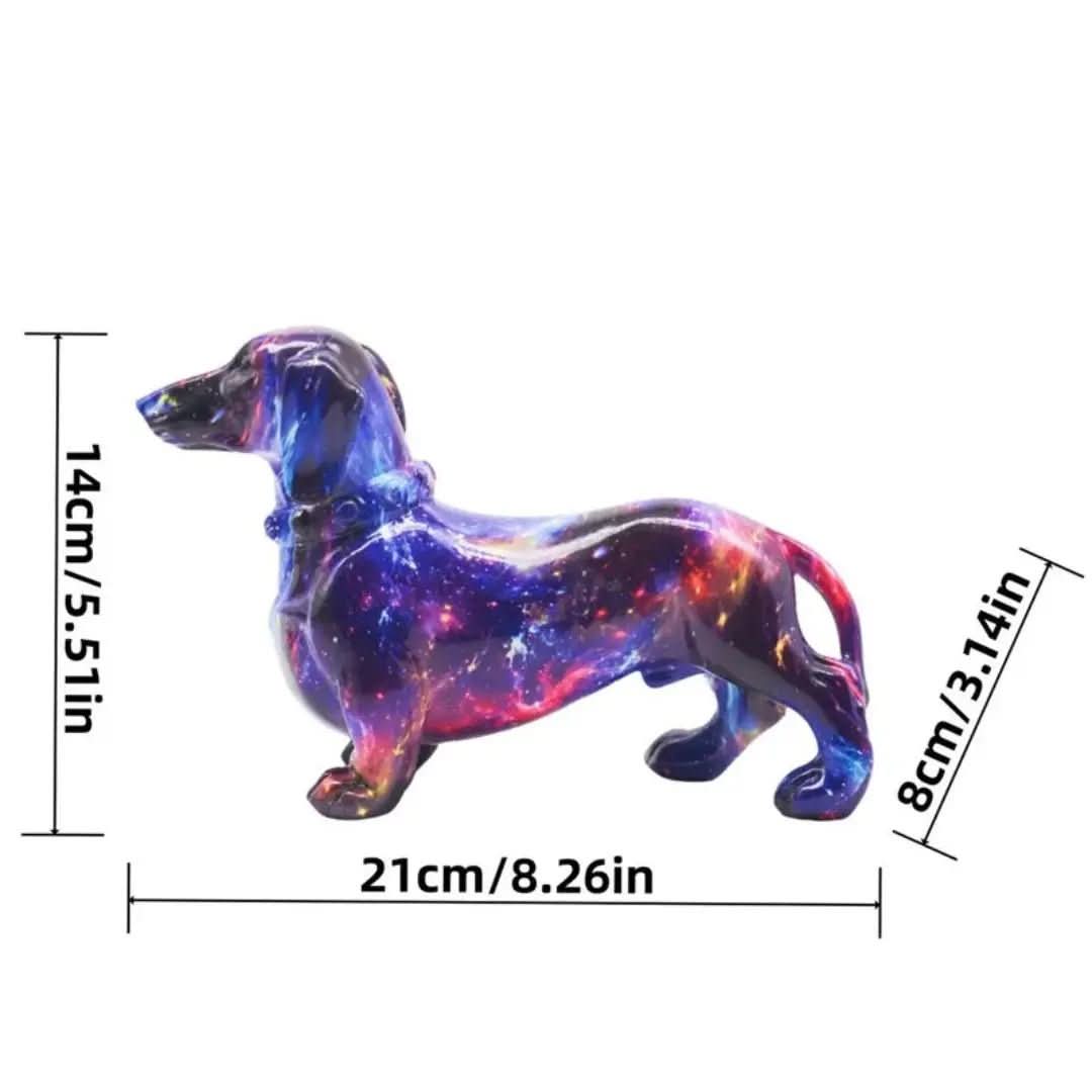 Estatueta Bulldog Abstrato - Morada Serena