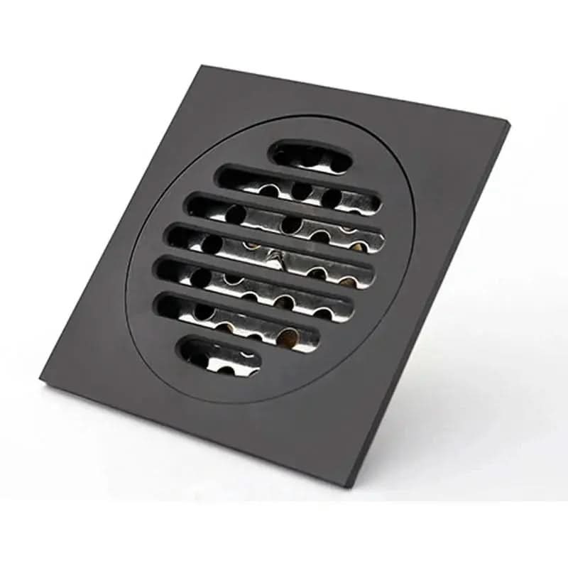 Ralo Click Preto Fosco 10x10cm - Morada Serena