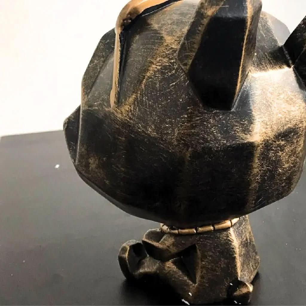 Estatueta Decorativa Bulldog Francês Porta Itens - Charme e Funcionalidade para Seu Ambiente - Morada Serena