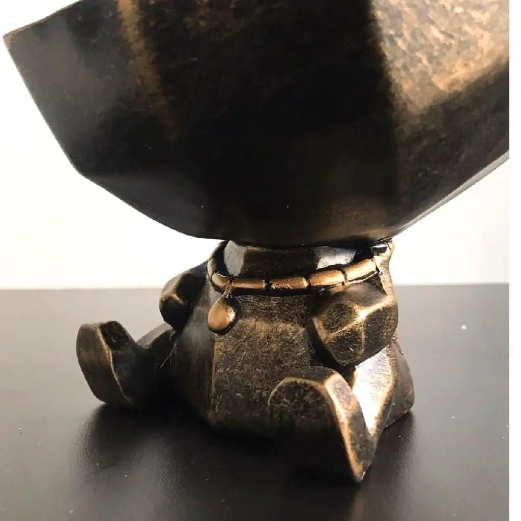 Estatueta Decorativa Bulldog Francês Porta Itens - Charme e Funcionalidade para Seu Ambiente - Morada Serena