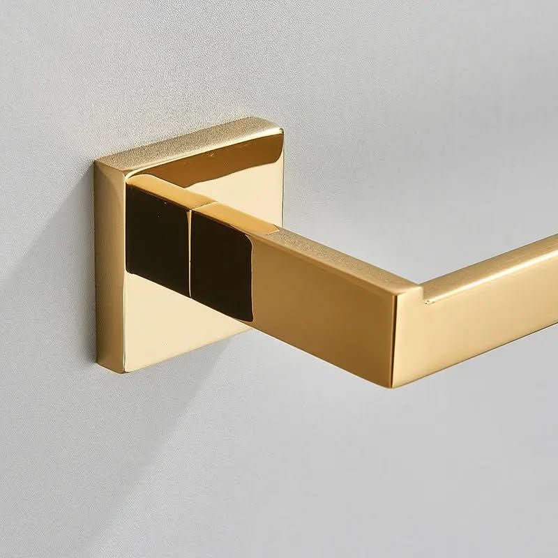 Porta Toalha Rosto Para Banheiro 26cm Quadrado Inox - Morada Serena