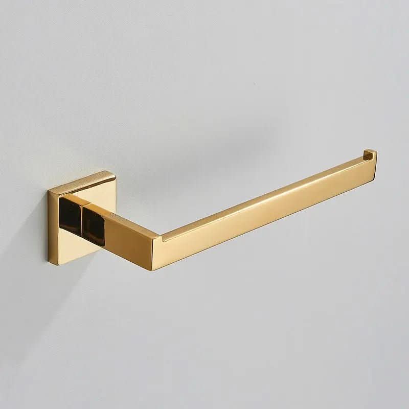 Porta Toalha Rosto Para Banheiro 26cm Quadrado Inox - Morada Serena
