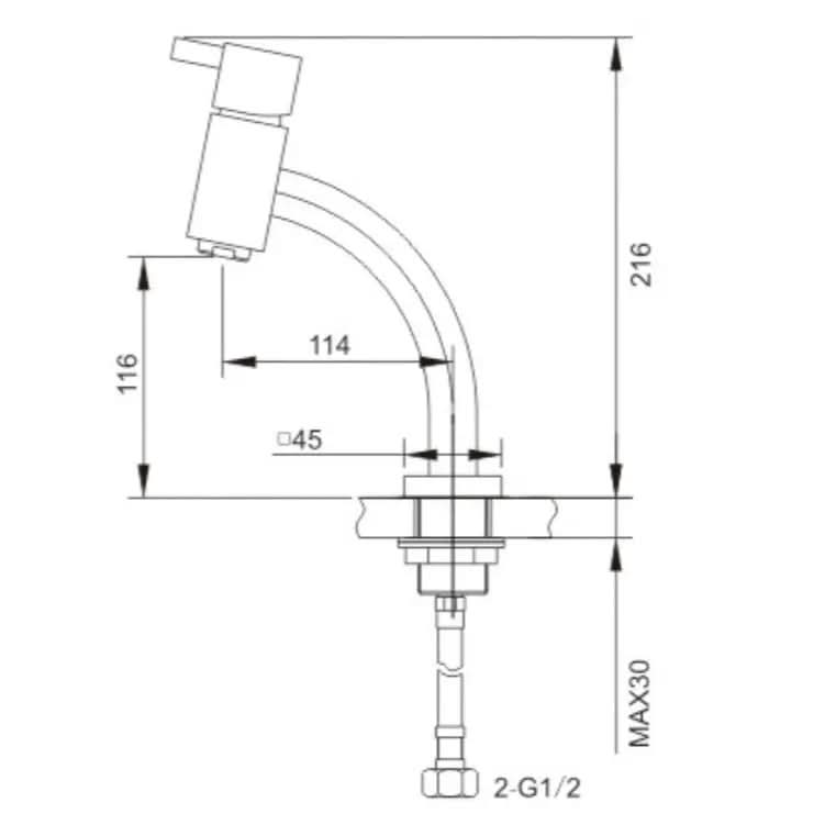 Torneira Misturador Para Banheiro Monocomando FluxoNature – Design e Conforto na Temperatura Ideal - Morada Serena