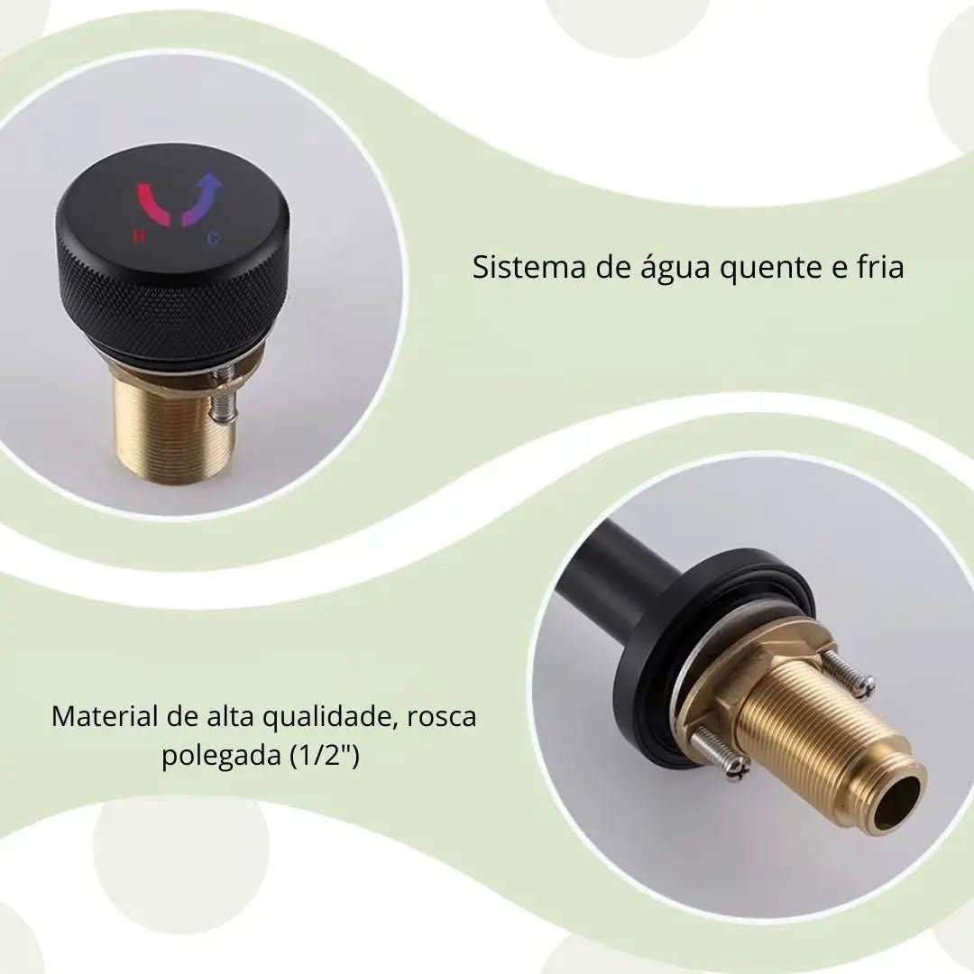 Torneira para Banheiro Misturador Monocomando - Praticidade e Estilo para Seu Banheiro - Morada Serena