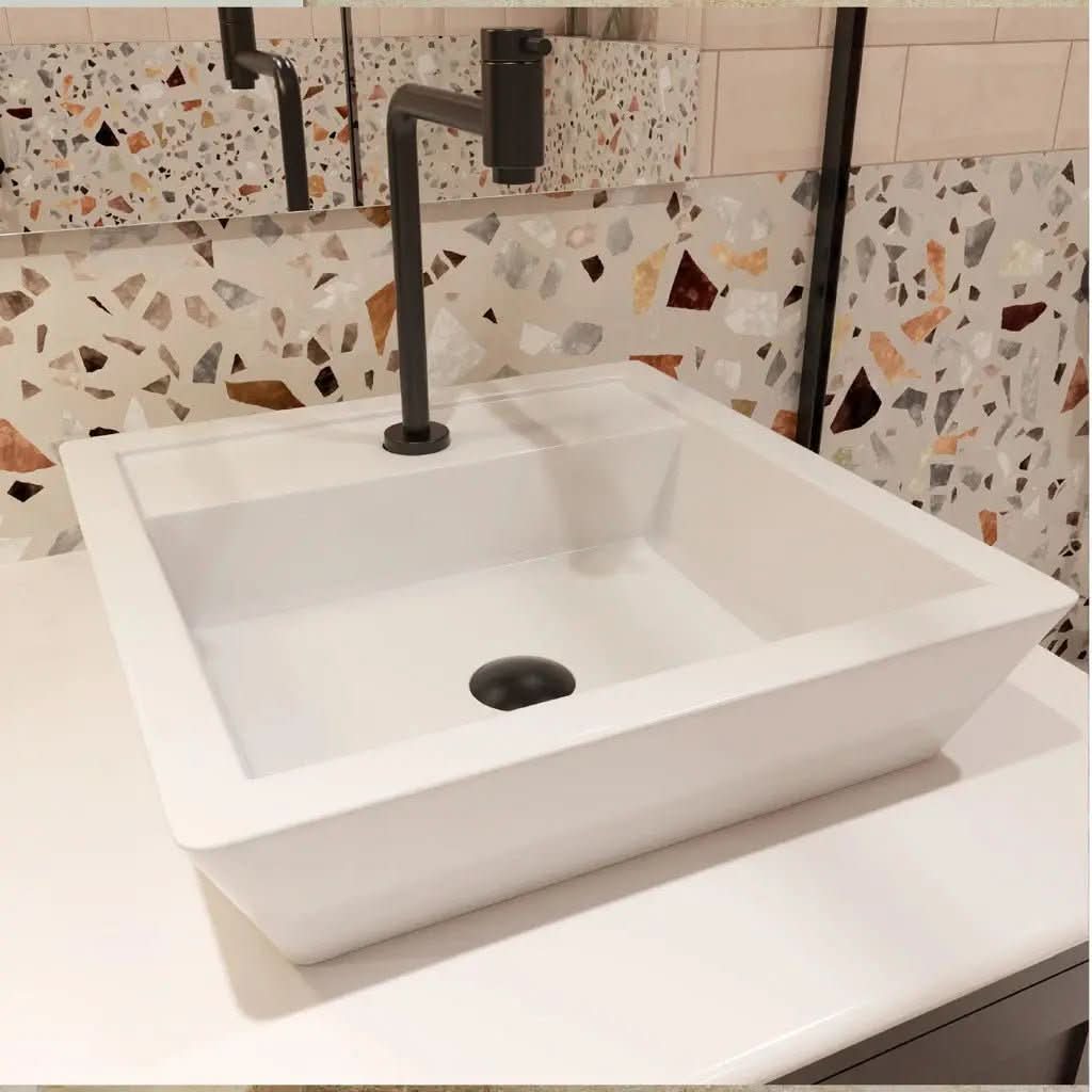 Válvula Click Inox Preto Black – Sofisticação para Cuba de Banheiro - Morada Serena