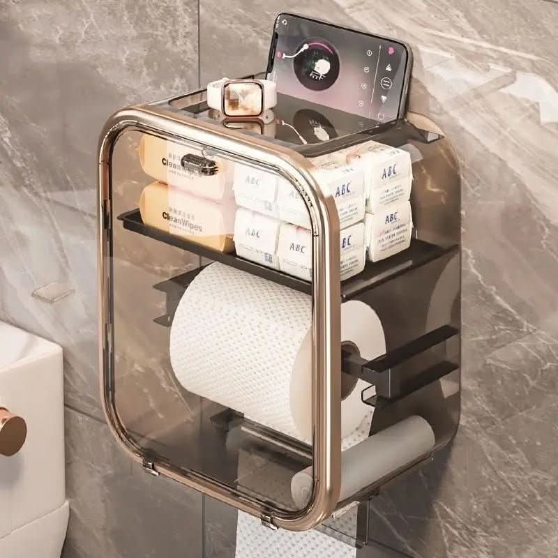 Porta Papel Higiênico De Parede Moderno - Morada Serena