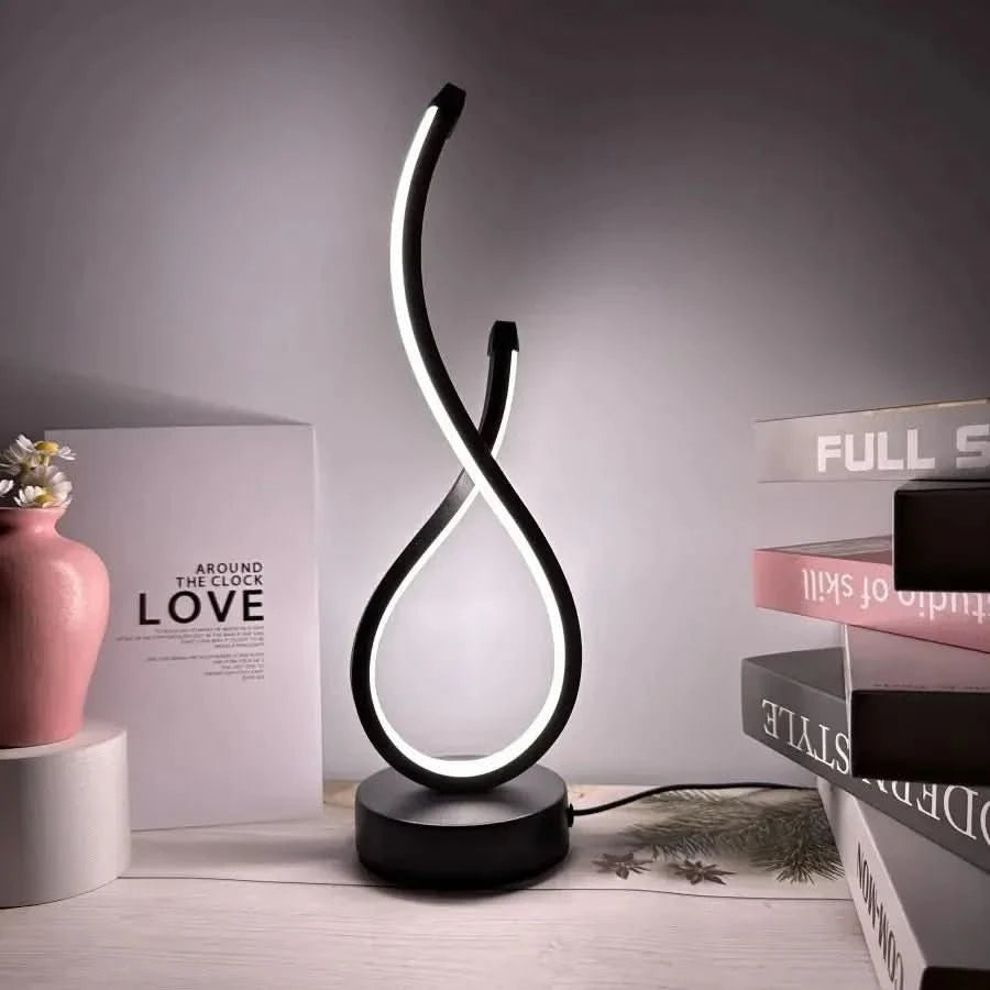 Luminária De Mesa Ondular Led Royal Preço promocional - Morada Serena