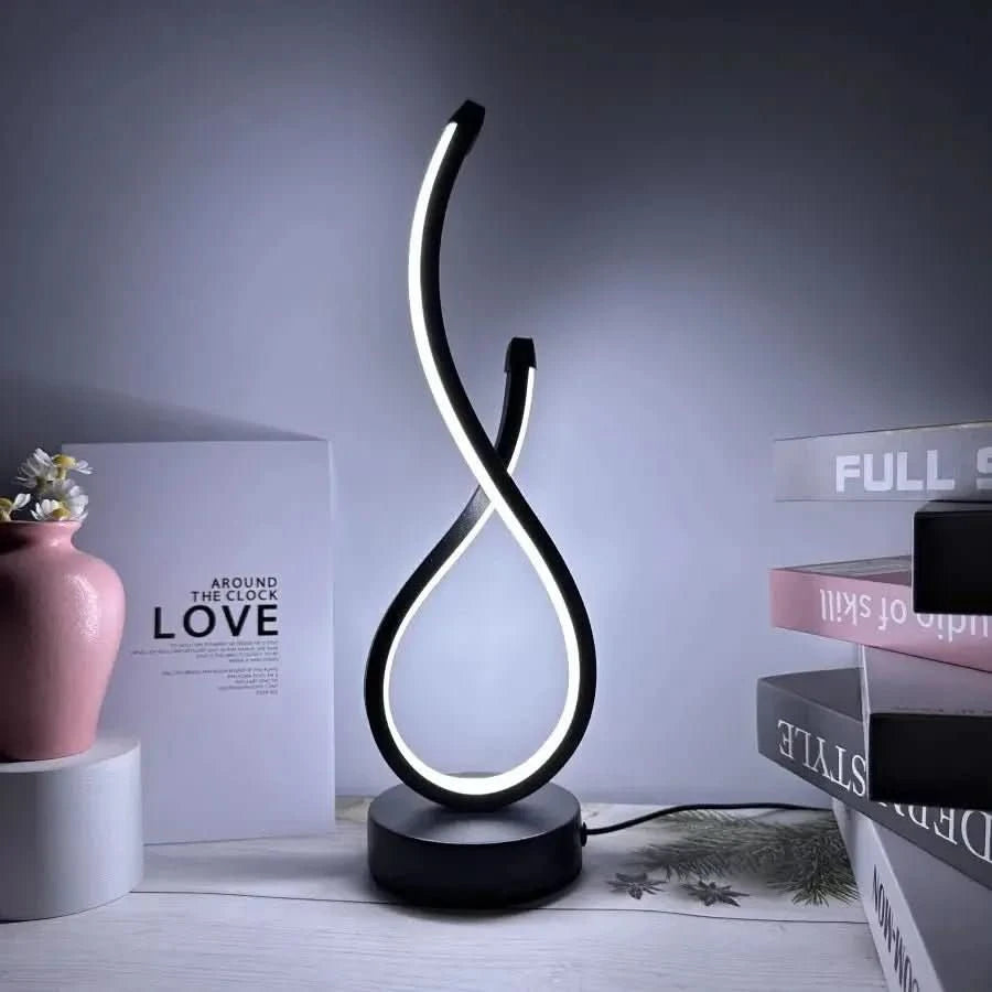Luminária De Mesa Ondular Led Royal Preço promocional - Morada Serena