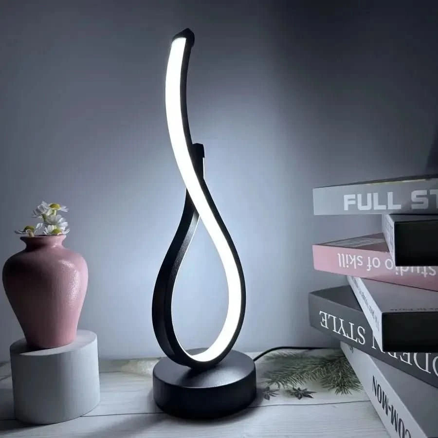Luminária De Mesa Ondular Led Royal Preço promocional - Morada Serena