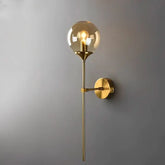 Arandela de Parede Interna Dourada Globo com Design Sofisticado - Morada Serena