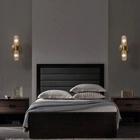 Arandela Dourada de Parede Interna Retro Elegance – Estilo Retrô com Sofisticação - Morada Serena