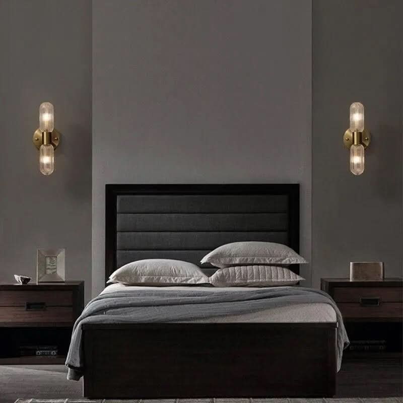 Arandela Dourada de Parede Interna Retro Elegance – Estilo Retrô com Sofisticação - Morada Serena