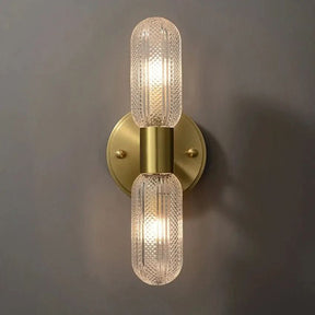 Arandela Dourada de Parede Interna Retro Elegance – Estilo Retrô com Sofisticação - Morada Serena