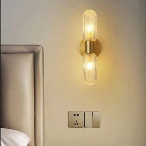 Arandela Dourada de Parede Interna Retro Elegance – Estilo Retrô com Sofisticação - Morada Serena