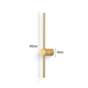 Arandela Linear de Parede Interna Ajustável – Iluminação Moderna com Design Minimalista - Morada Serena