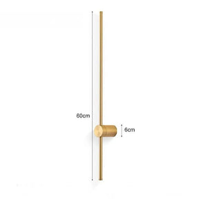 Arandela Linear de Parede Interna Ajustável – Iluminação Moderna com Design Minimalista - Morada Serena