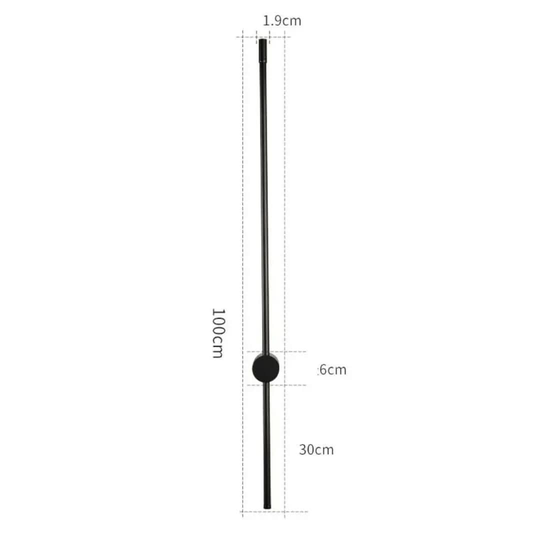 Arandela Linear de Parede Interna Ajustável – Iluminação Moderna com Design Minimalista - Morada Serena