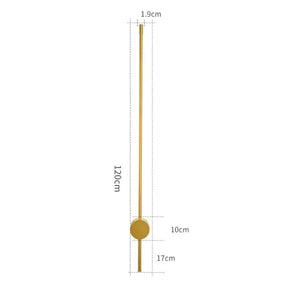 Arandela Linear de Parede Interna Ajustável – Iluminação Moderna com Design Minimalista - Morada Serena