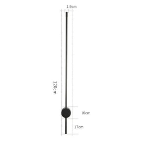 Arandela Linear de Parede Interna Ajustável – Iluminação Moderna com Design Minimalista - Morada Serena