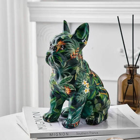 Decoração Bulldog Abstrato para Casa – Morada Serena - Morada Serena