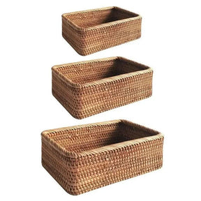 Cesto Vime Organizador Para Banheiro Multiuso | Prático e Elegante - Morada Serena