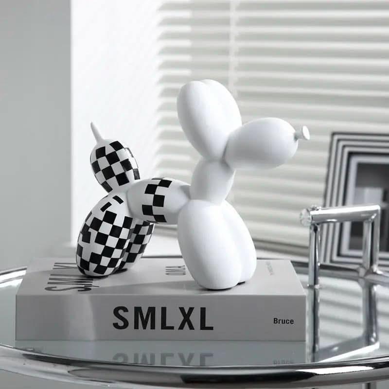 Ballon Dog Decoração Criativa em Resina Estilo Pop Art - Morada Serena
