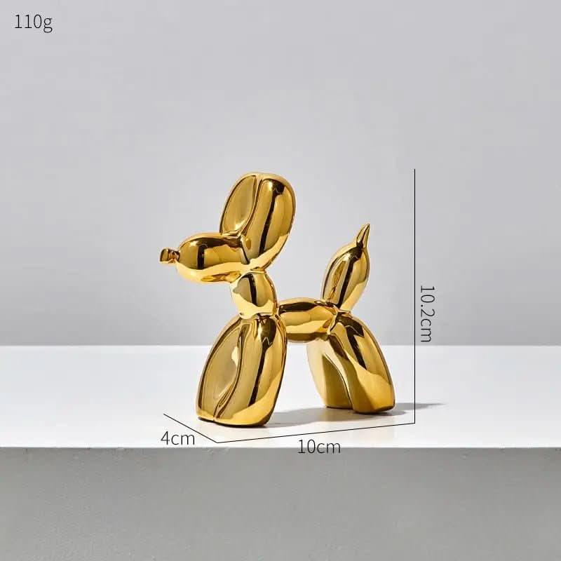Ballon Dog Decoração Criativa em Resina Estilo Pop Art - Morada Serena