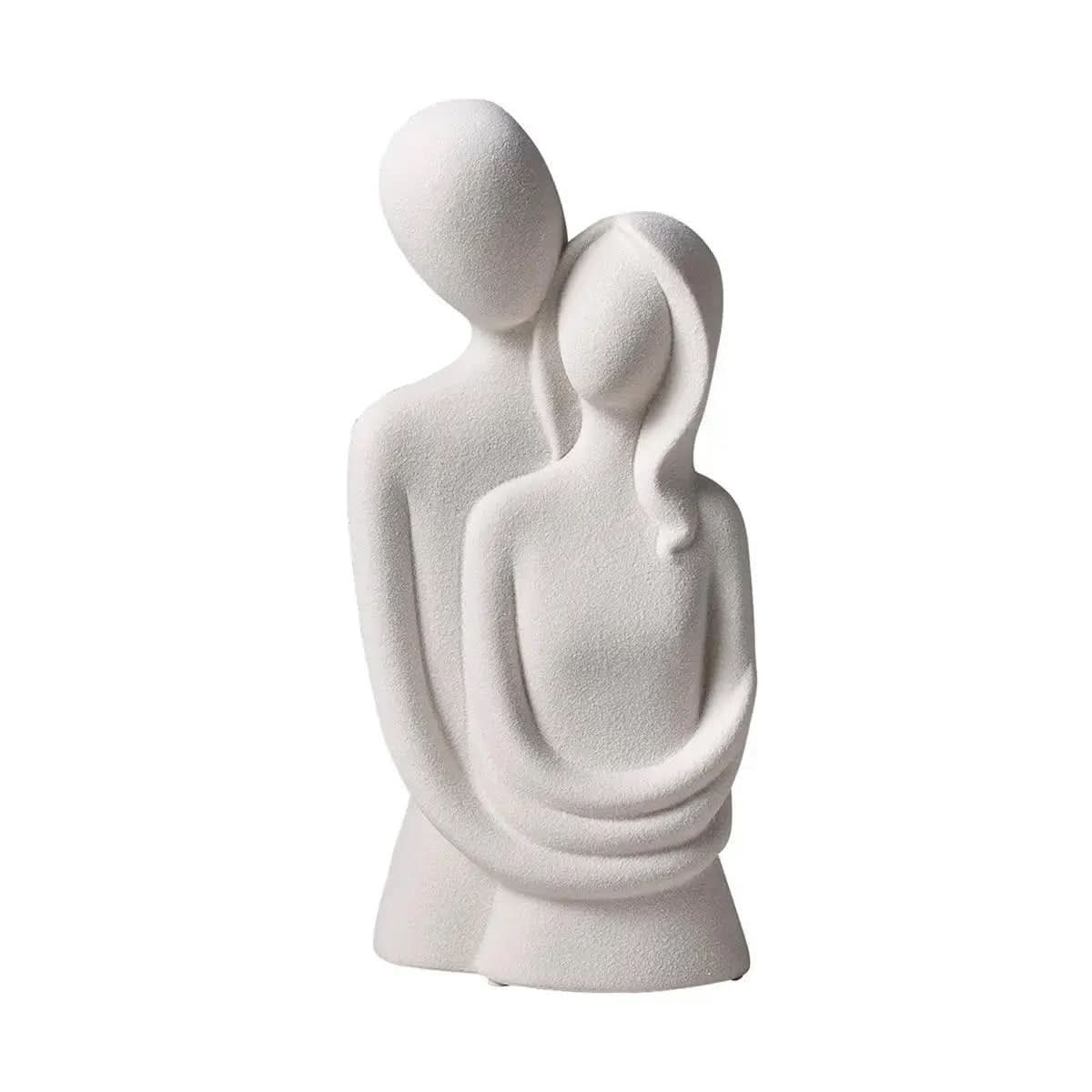 Escultura Decorativa em Resina Amor Entrelaçado - Morada Serena