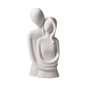 Escultura Decorativa em Resina Amor Entrelaçado - Morada Serena