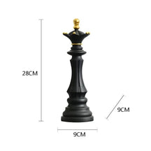 Estatueta Decorativa Para Mesa Peças de Xadrez em Resina | Toque Sofisticado e Elegante para Sua Casa - Morada Serena