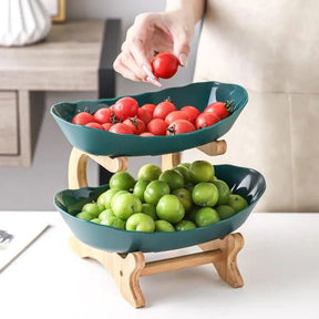 Fruteira de Mesa 2 a 3 Andares | Organize Frutas com Estilo e Funcionalidade - Morada Serena