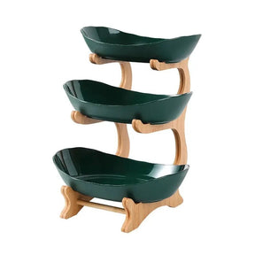 Fruteira de Mesa 2 a 3 Andares | Organize Frutas com Estilo e Funcionalidade - Morada Serena