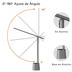 Luminária de Mesa Inteligente Baseus Ajuste de Luz Automática - Morada Serena