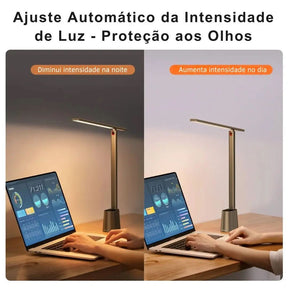 Luminária de Mesa Inteligente Baseus Ajuste de Luz Automática - Morada Serena