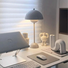 Luminária de Mesa Led Touch Cogumelo - Iluminação Moderna e Prática - Morada Serena