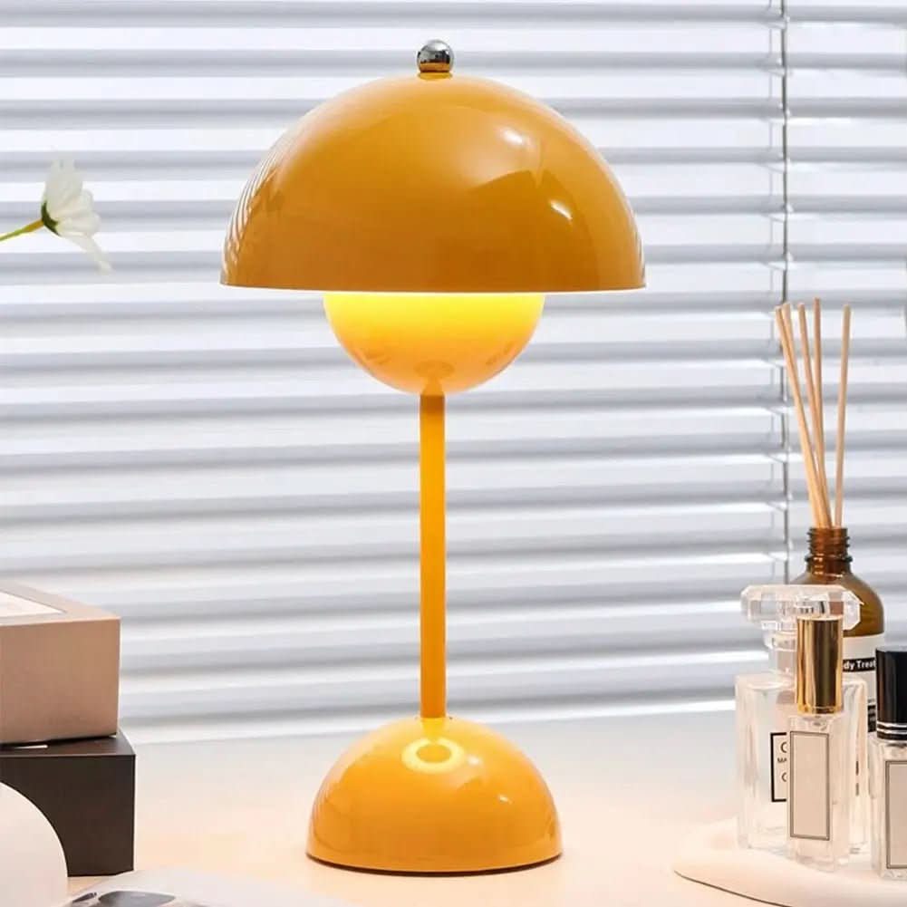 Luminária de Mesa Led Touch Cogumelo - Iluminação Moderna e Prática - Morada Serena