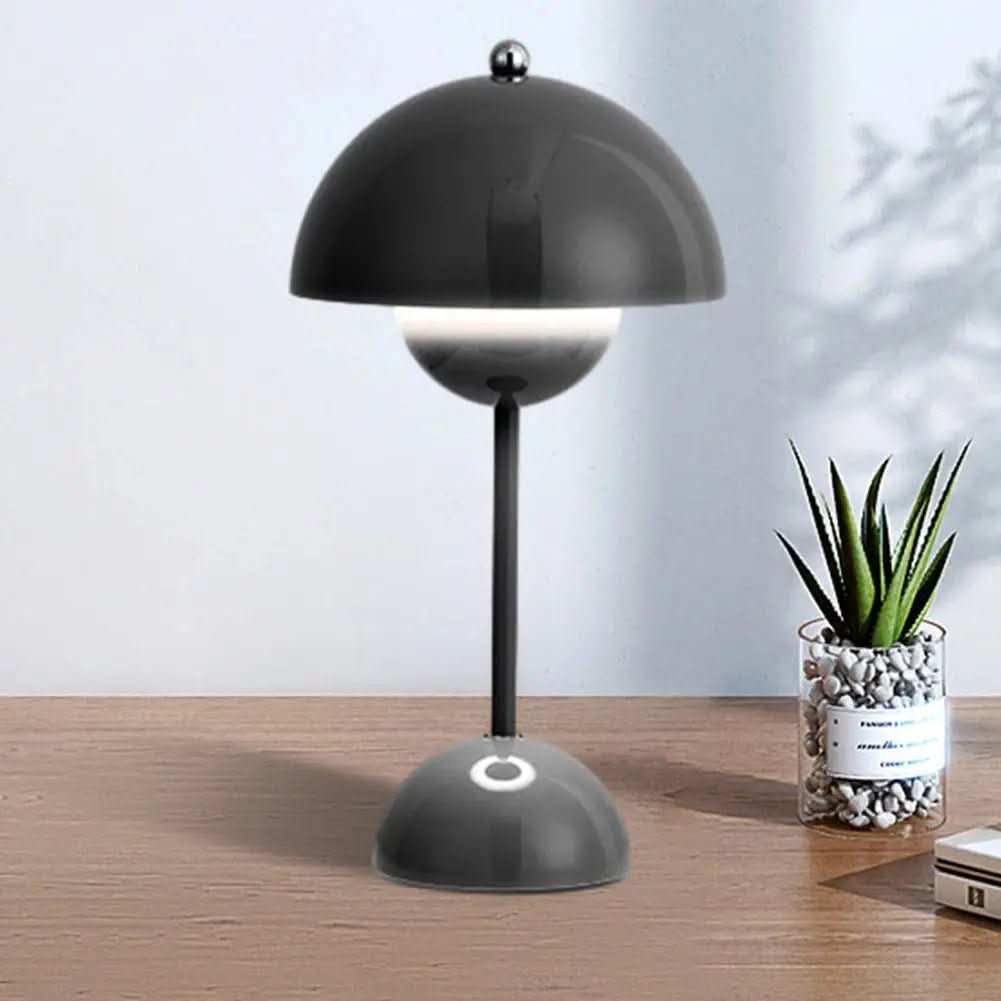 Luminária de Mesa Led Touch Cogumelo - Iluminação Moderna e Prática - Morada Serena