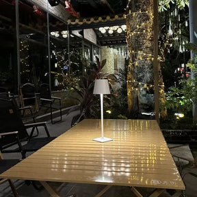Luminária de Mesa Luminária Sem Fio Dimerizável – Modernidade com Controle de Luz - Morada Serena